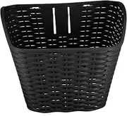 Totority 1Pc Retro Plastic Bike Storage Basket Durable Cycling Front Basket for Easy Bike Accessory and Organization