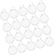 Parliky Car Door Key Tags 200pcs Metal Ring Key Tags Round Labels for Home Vehicle Keychain Organized Life
