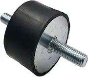 Rubber Vibration isolators, Shock Resistant mounts Vibration Isolator Mounts 10pcs 30 * 25 M8 Type Mount,Two-Ended -Absorbing Screw Pad Stud