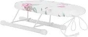 Ironing Board, Foldable Mini Ironing Board, Easy to Travel with, Can Iron Cuffs, Collars, Lapels, Leg Openings (Flower Pattern 1)