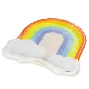 5 ft Rainbow FunSpray Kids Splash Mat with Sprayers for Above-Ground Pool