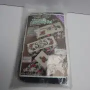 Charles Craft Cross Stitch Kit Black Glasses Cover, Checkbook Cover, Cosmetic Co