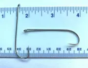 100 GT Nickel Plated Down Eye Virginia style Aberdeen Fishing Hooks size 3/0
