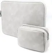 Laptop Case, 13 inch Laptop Sleeve Case for MacBook Air/Pro, 13-13.3 inch Laptop Compatible with MacBook Pro 14 inch 2021 A2779 M2 A2442 M1, with Accessory Pack | Elegant Grey