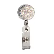 Retractable Nurse Badge Reel Clip Rhinestone Badge Holder with Clip Name KeyRing Holder Office Accessories