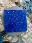 Lapis Lazuli Coffee Table, Square Center Table, Marble Inlaid Corner Table, Deco