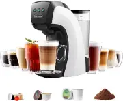 Warriors1 Auto Espresso Machine Compatible with Nespresso, Keurig, Dolce Gusto