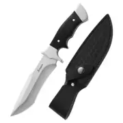 Fixed Blade Outdoor Hunting Knife Sharp Camping Military Knife Black