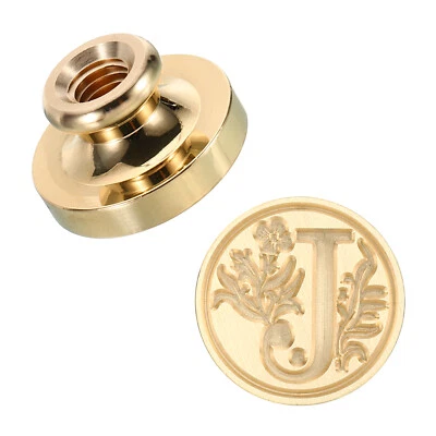 Alphabet J Wax Seal Stamp Initial Letter Sealing Wax Stamp Retro Brass Head
