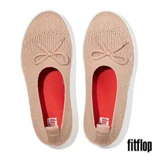 【FitFlop】UBERKNIT 蝴蝶結芭蕾舞鞋-女(裸色)