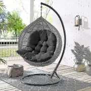 New 2024 Garden Indoor Hanging Egg Swing Hammock Chair Seat Thick Pad Cushion Pillow PadsOnly including seat cushion