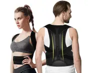 Back Posture Corrector For Women & Men With Spine Back Support,Adjustable Upper And Middle Back Brace For Posture Improves And Back Straightener