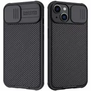 Nillkin For Apple iPhone 15 Case, CamShield Series Slim Stylish Protective Case with Slide Camera Cover (Black)