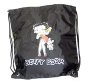 Betty Boop w. Pudgy DrawString Sack Bag - Black