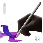 Stylus Pen for iPad, Quick Undo & Erase Keys, Hidden Charging Port, Tips