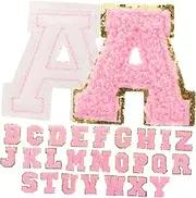 VILLFUL 26PCS Multi Function Embroidered Letter Patches for DIY Sewing Durable Decorative Patches for Clothes Bags Hats and Shoes Easy to Use Skin Friendly Material
