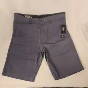 VOLCOM~Blue VMONTY STRETCH MODERN FIT SHORTS ~Men's 30~NWT