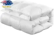 Goose Down Quilt 700GSM Queen Winter Duvet Comforter Feather Cotton Cover