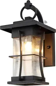 Dusk to Dawn Outdoor Wall Lantern Exterior Light Fixtures Wall Mount Porch Light