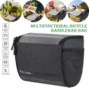 WEST BIKING 4.5L Insulated Keep Cool Bicycle Handlebar Bag 7.5in Touch Screen
