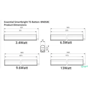 Tl 燈 13W 飛利浦 T5 Essential SmartBright LED BN058C 13Watt 1200