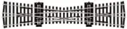 Peco SL-E180 OO Gauge Code 75 Electrofrog Single Slip (12° angle)