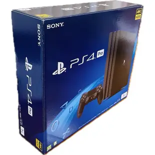 PS4 PRO 主機 極致黑 含無線把手2支 7218型  1TB 4K  黑色(二手主機商品) 【可台中南屯面交】