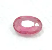 Natural Enhanced Semi-Precious Burma Ruby 2.65 Carat Oval Cut Loose Gemstone