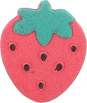 Healeved Lovely Strawberry Shaped Bath Rich Foaming Bath Ball Fun Bath Toy Relaxing Bath Ball Moisturizing Bath Accessories For Women Cute Bubble Making