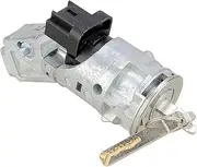 Replacement Parts Ignition Starter Switch Barrel Lock with Keys Silver Fit for Peugeot Partner MK2 2017-2015 2014 2013 2012 2011 2010 2009 2008 Easy to Replace
