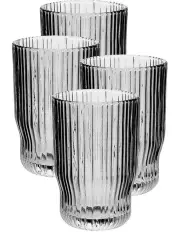 [Hottie] Rubie Tumbler Set Of 4 in Grey