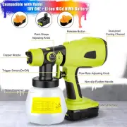 Replacement Portable HVLP Paint Sprayer Gun Worked with Ryobi ONE+ 18V Battery