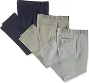 BELLUNA(ベルーナ) 439108 3 Color Set, Hemmed Style Up Slacks, Set of 3
