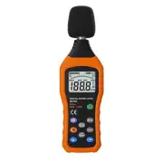 Meichoon Handheld Decibel Meter Digital Sound Level Meter A/C Weighted Range ...
