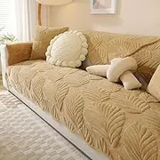 Sofa Slipcover Corner Sofa Cover L Shape Sofa Cover Corner Shape Couch Covers 3/2/1/4 Seater Velvet Thick Sofa Protector Anti-Slip Reversible Quilted Corner Slipcovers Washable (Color : #15, Size :