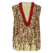 [Dries Van Noten] Hand Snake Sequins On Indian Top