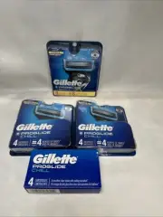 GILLETTE PROGLIDE CHILL REFILL RAZOR BLADES Cartridges total Of 20