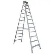 INDALEX 150kg Pro 3.7m Aluminium Double Sided Step Ladder PROS12D