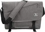 [OIWAS] Men's Shoulder Bags Large for 14/15.6 Inch Laptop Messenger Bag Men Messenger Bag Women's Work Bag Tablet Business Laptop Bag Briefcase Bag Office Uni Travel Everyday