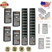 Solar & Battery Powered Scientific Calculators - 24 Pcs for Classrooms & Study