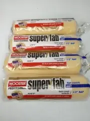 Wooster Brush R240-9 Super/Fab Roller Cover, 1/2-Inch Nap, 9-Inch.