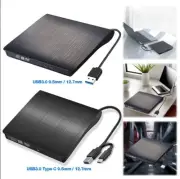 Reproductor DVD USB 3.0 + Type-C Slim DVD External SATA To USB CD ROM SSD Laptop