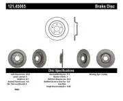 C-Tek Standard Brake Rotors For 2006-2010 Mazda 5 Front And Rear Brake Rotors (for: Mazda)