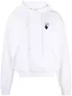 New With Tags Off-White Degraded-Effect Arrows White Hoodie Size XL $635.00