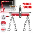 2000lb ENGINE LEVELLER 900KG CRANE HOIST CHAIN LOAD GARAGE LIFT LOADING BALANCER