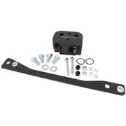 Aeroflow Oil Cooler Adapter -8 ORB Or 10 ORB Suit GM LS Series Engines, AF64-2114BLK