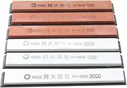 IMAGE Sharpening Stones Set 6PCS for Kitchen Knife Sharpener Professional Sharpening System-Stone grit: #180#400#800#1500#2000#3000