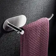 ZUNTO Towel Ring Self Adhesive Hand Towel Holder for Bathroom Kitchen Hand Towel Bar No Drilling SUS 304 Stainless Steel Brushed