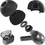 Galaxy Foams Pro 3 Memory Foam Ear Tips for Galaxy Buds3 Pro and Galaxy Buds Pro 3 with Memory Foam Shield, Secure, Comfortable, Replacement (SML)