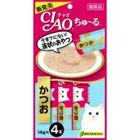 在飛比找蝦皮購物優惠-【金王子寵物倉儲】日本CIAO-SC-72啾嚕肉泥-鰹魚14